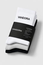 Vandoria Ribbed Crew Socks 3 Pieces