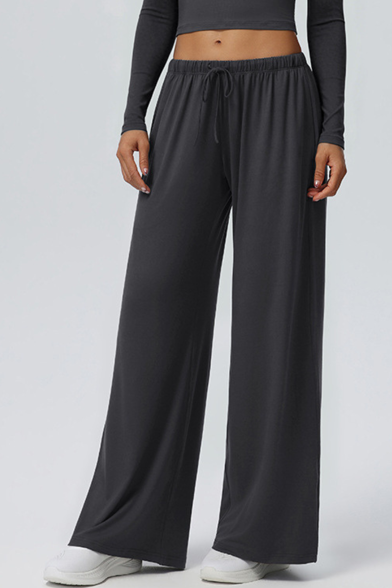Anouk Draped Wide Leg Pants