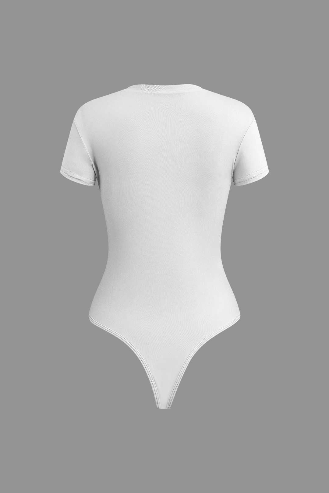 Basic Solid T-shirt Bodysuit