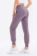 High-Waist Tapered Joggers