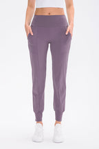 High-Waist Tapered Joggers