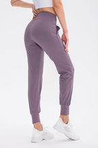 High-Waist Tapered Joggers