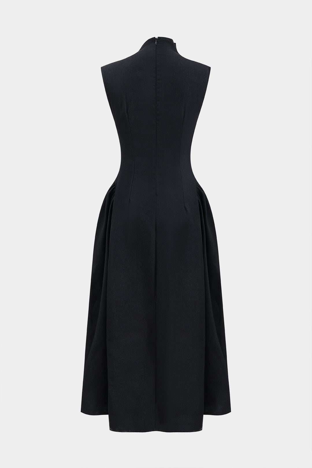 Yüksek Yakalı Maksi Elbise 