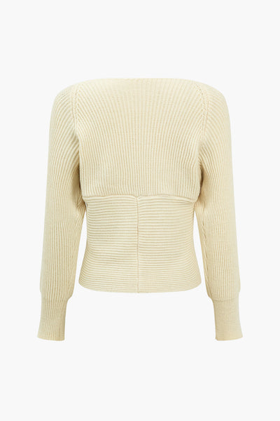 Sweater Crossed Long-Sleeve Triko