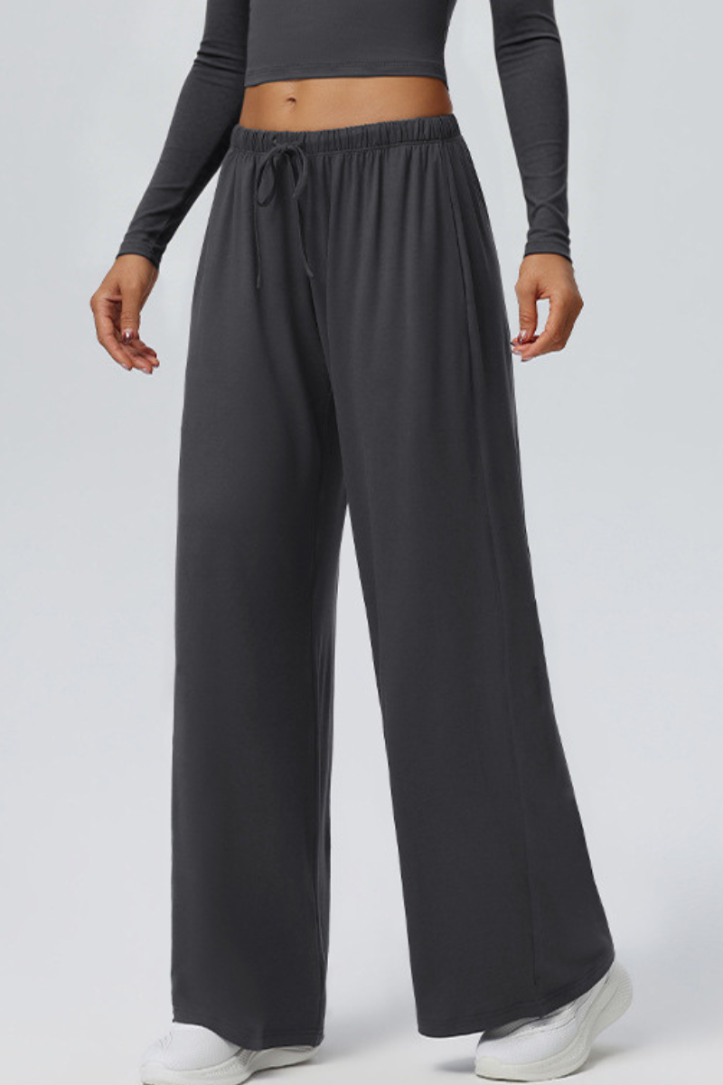 Anouk Draped Wide Leg Pants