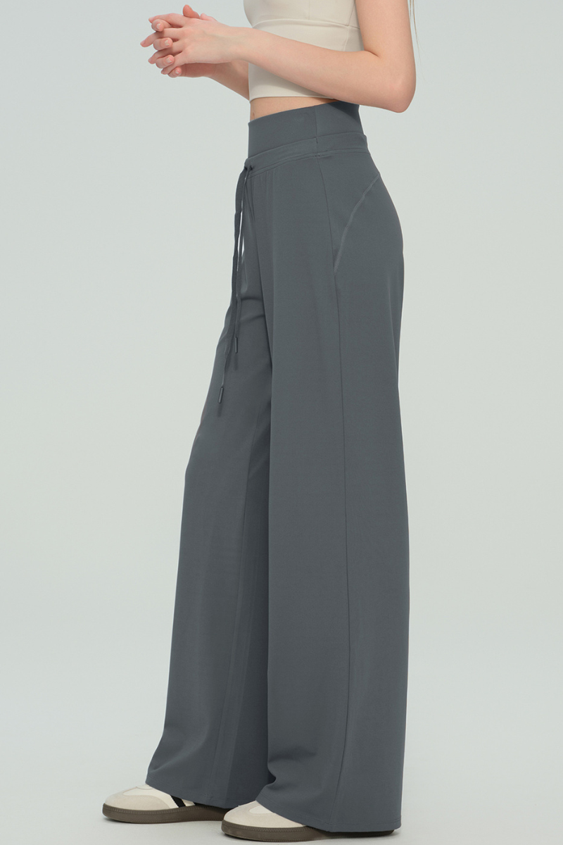 Elsa Double-Waist Wide Leg Pants