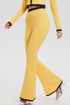 Margot Contrast Trim Flare Pants