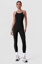 Linnea Criss-Cross Back Contrast Jumpsuit