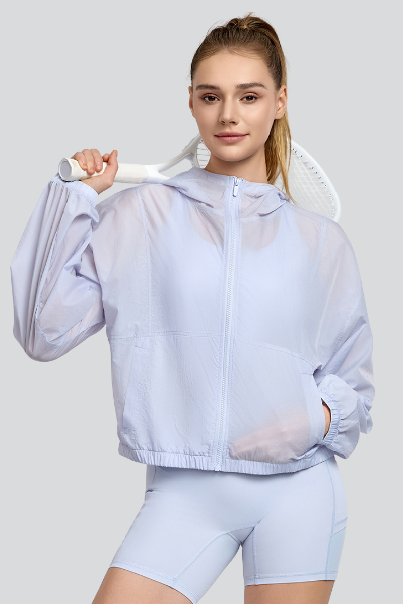 Women Summer Sunscreen Casual Lightweight Breathable Jacket