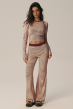 Sorrento Striped Long Sleeve Top & Pants Set
