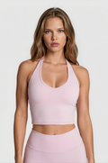 Amelie Halterneck Top – Rosa Cipria
