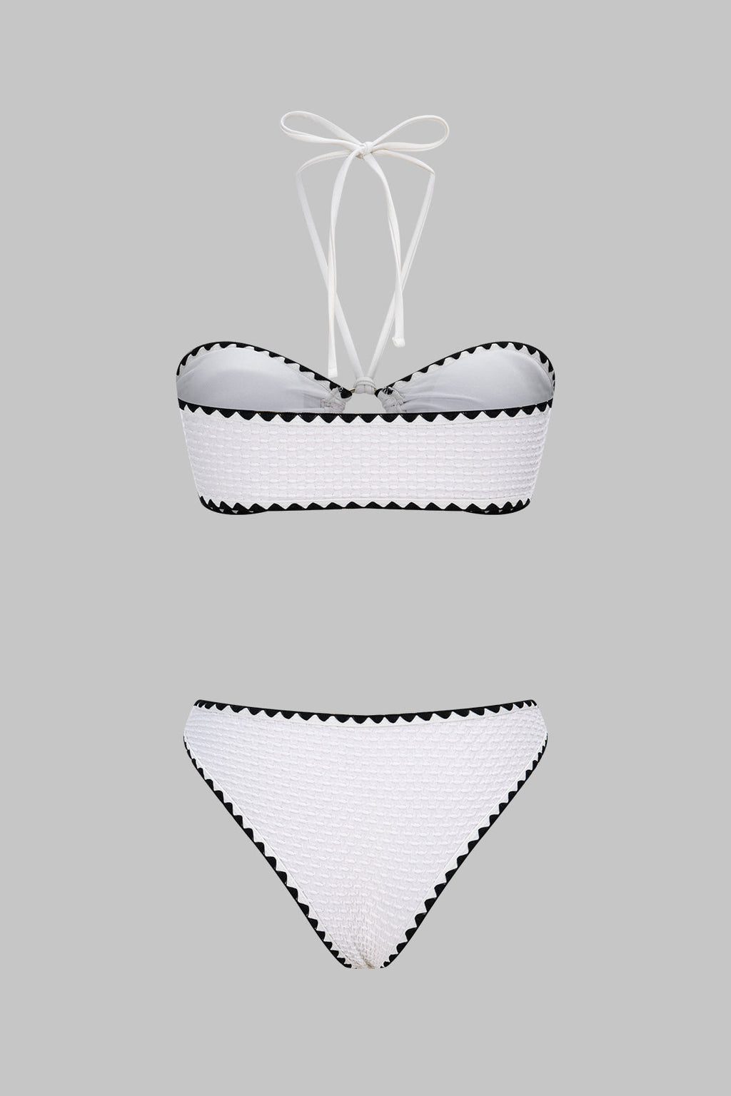 Ivory Edge Contrast Bikini Set