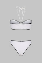 Ivory Edge Contrast Bikini Set