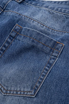 Yapılandırılmış, Bol Paçalı Kot Pantolon