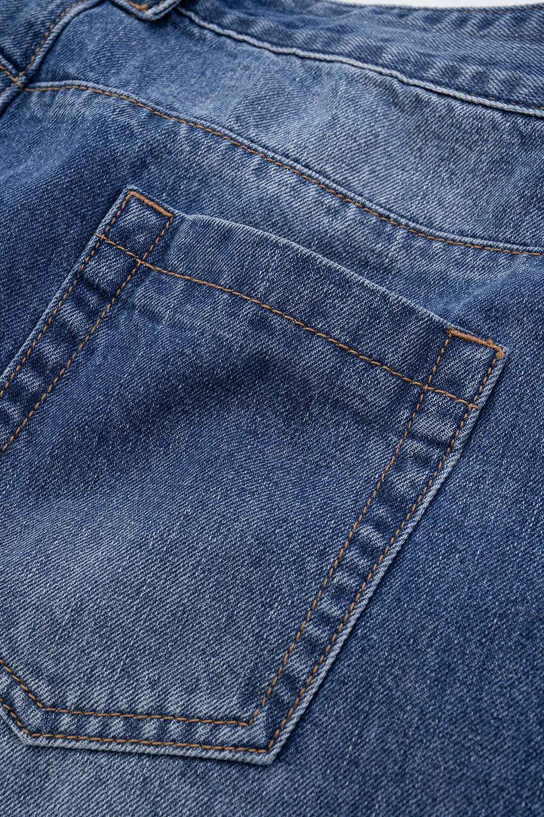 Yapılandırılmış, Bol Paçalı Kot Pantolon