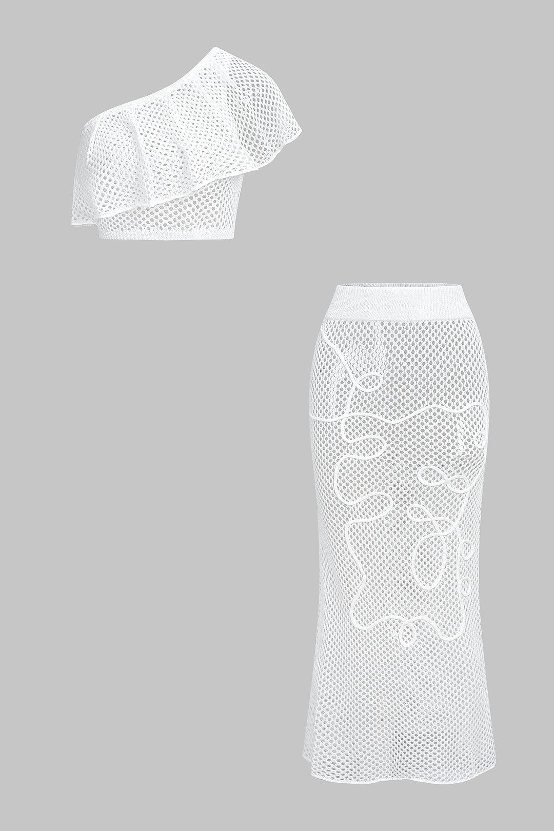 Asymmetrical Crochet Set