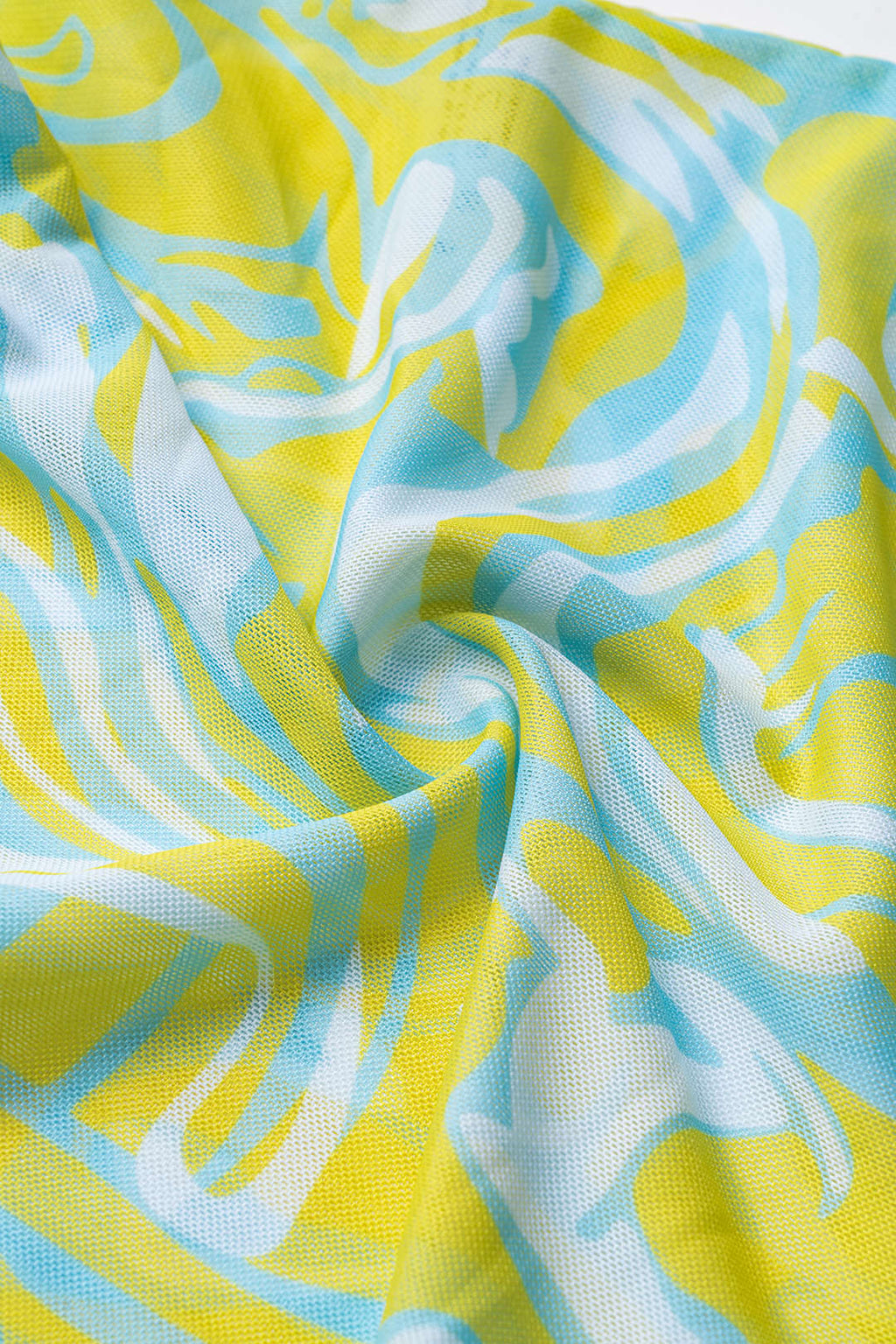 Yellow Printed Bikini & Sarong