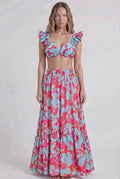 Pink Floral Bikini & Pareo