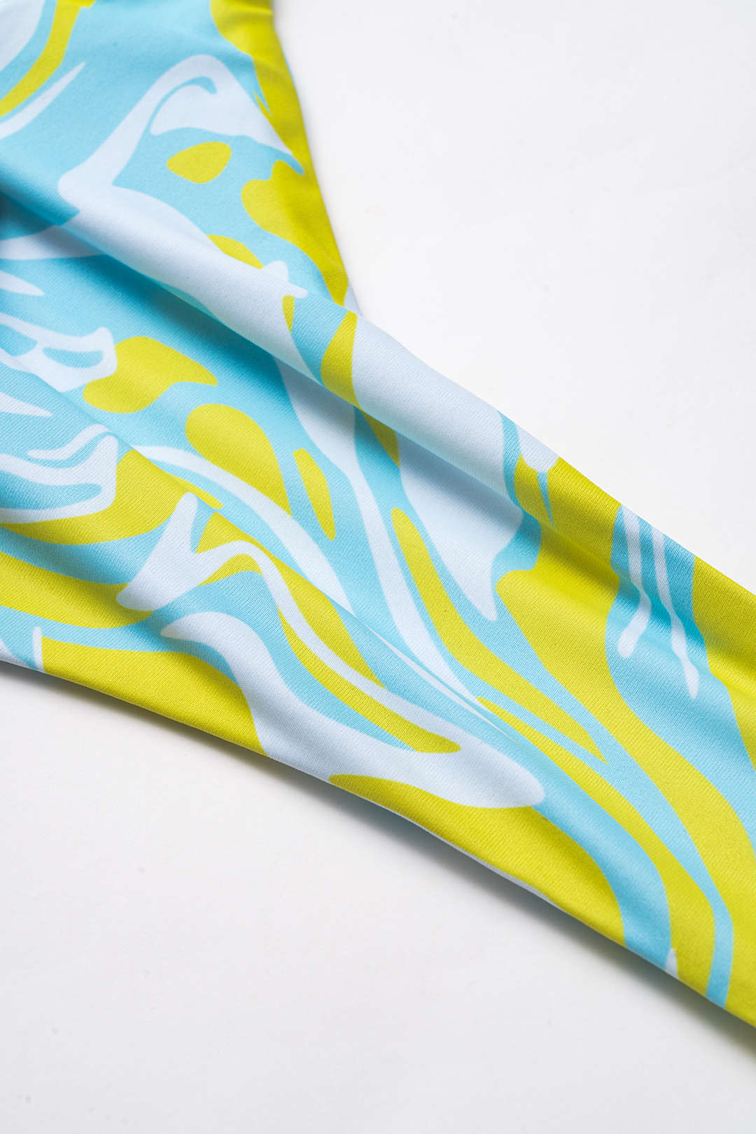 Yellow Printed Bikini & Sarong