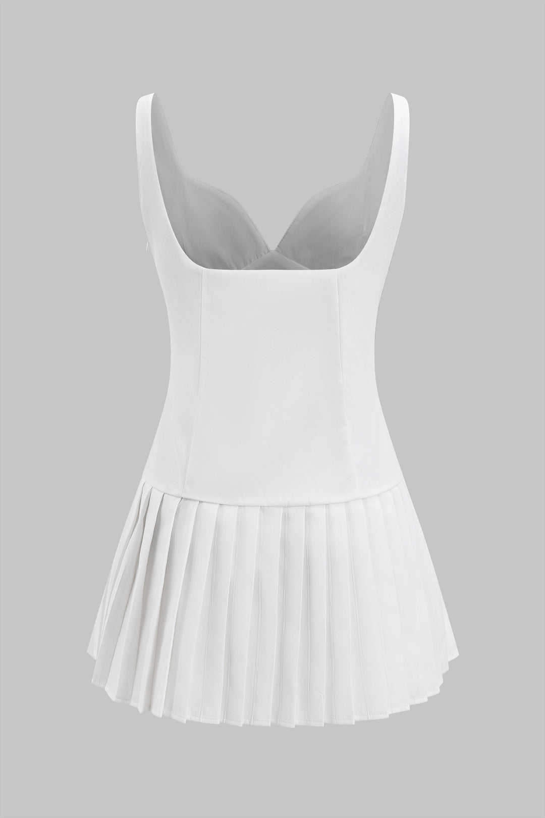 Slip Belted Sleeveless Mini Elbise