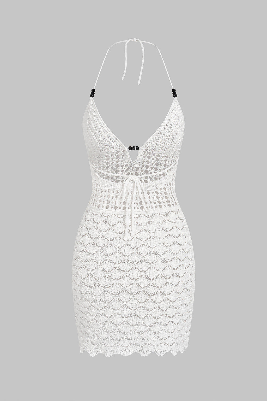 White Crochet Dress