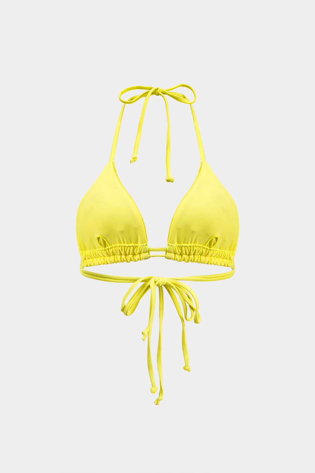 Yellow Printed Bikini & Sarong