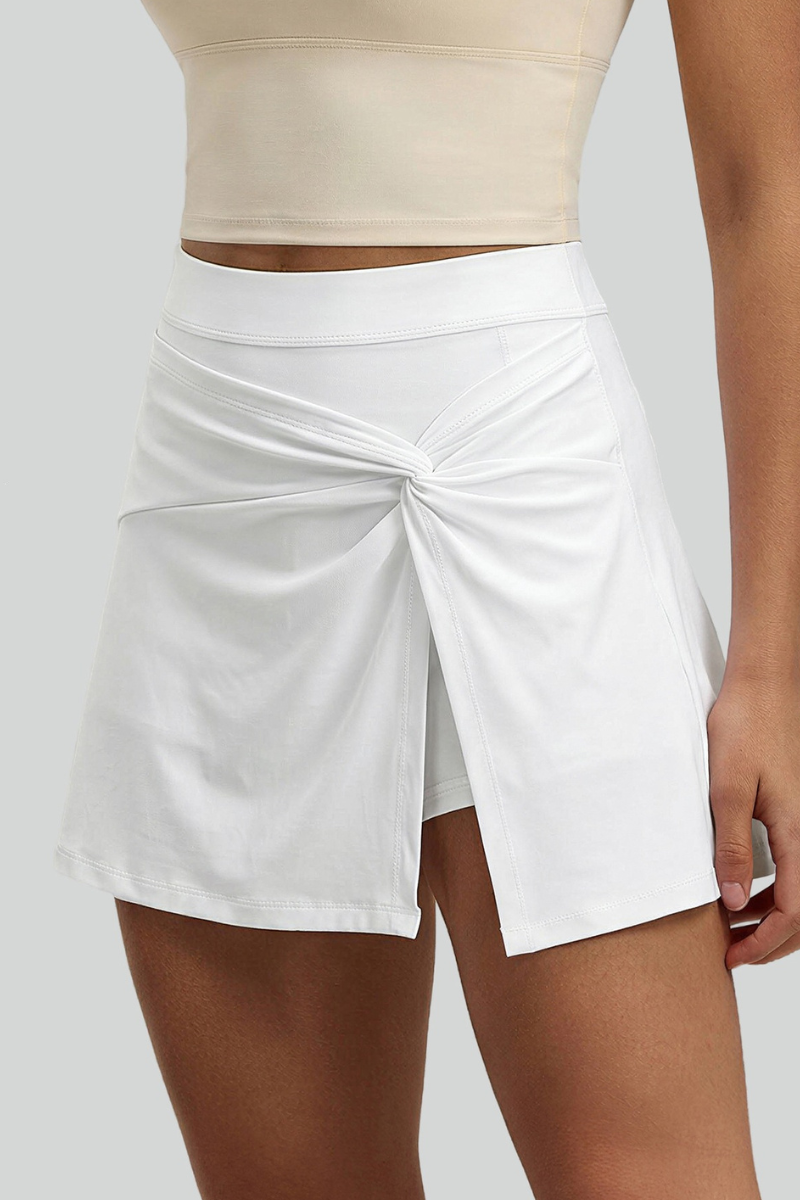 Maeve Front Twist Tennis Skort