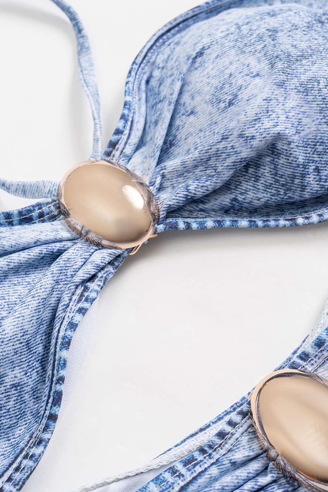 Azure Cut-Out Swimsuit