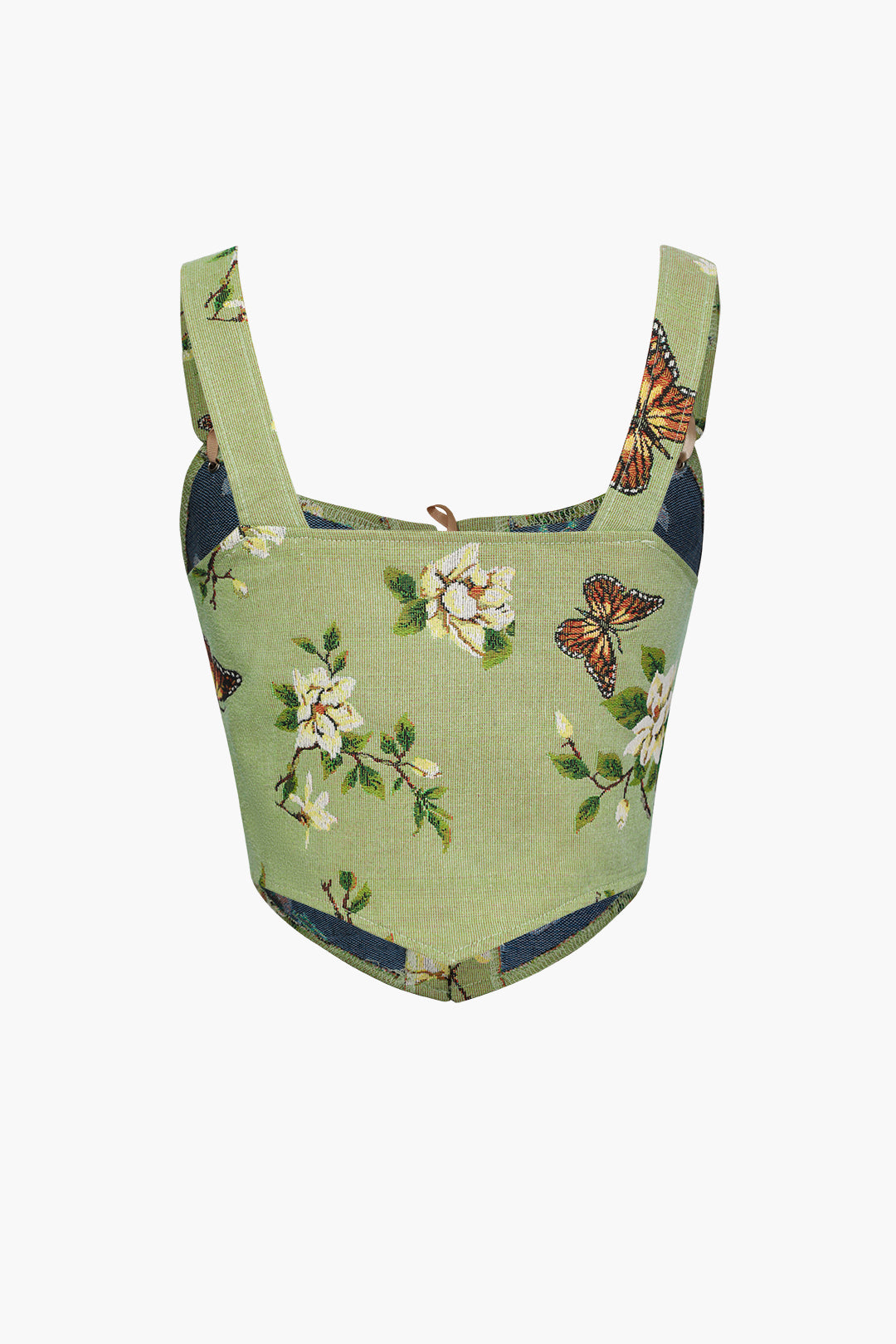 Retro Floral Crop