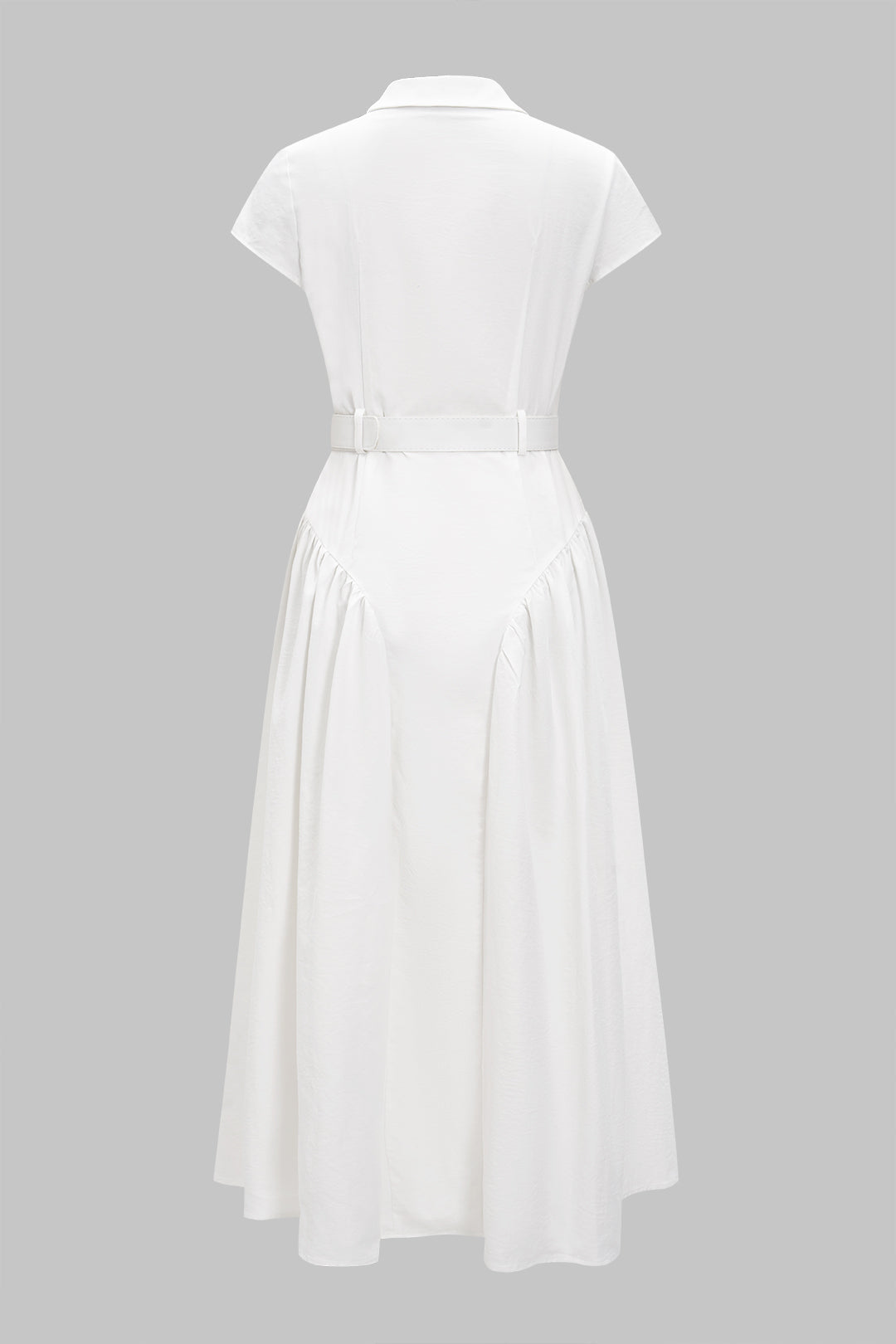 Vandoria Belted Shirt Dress