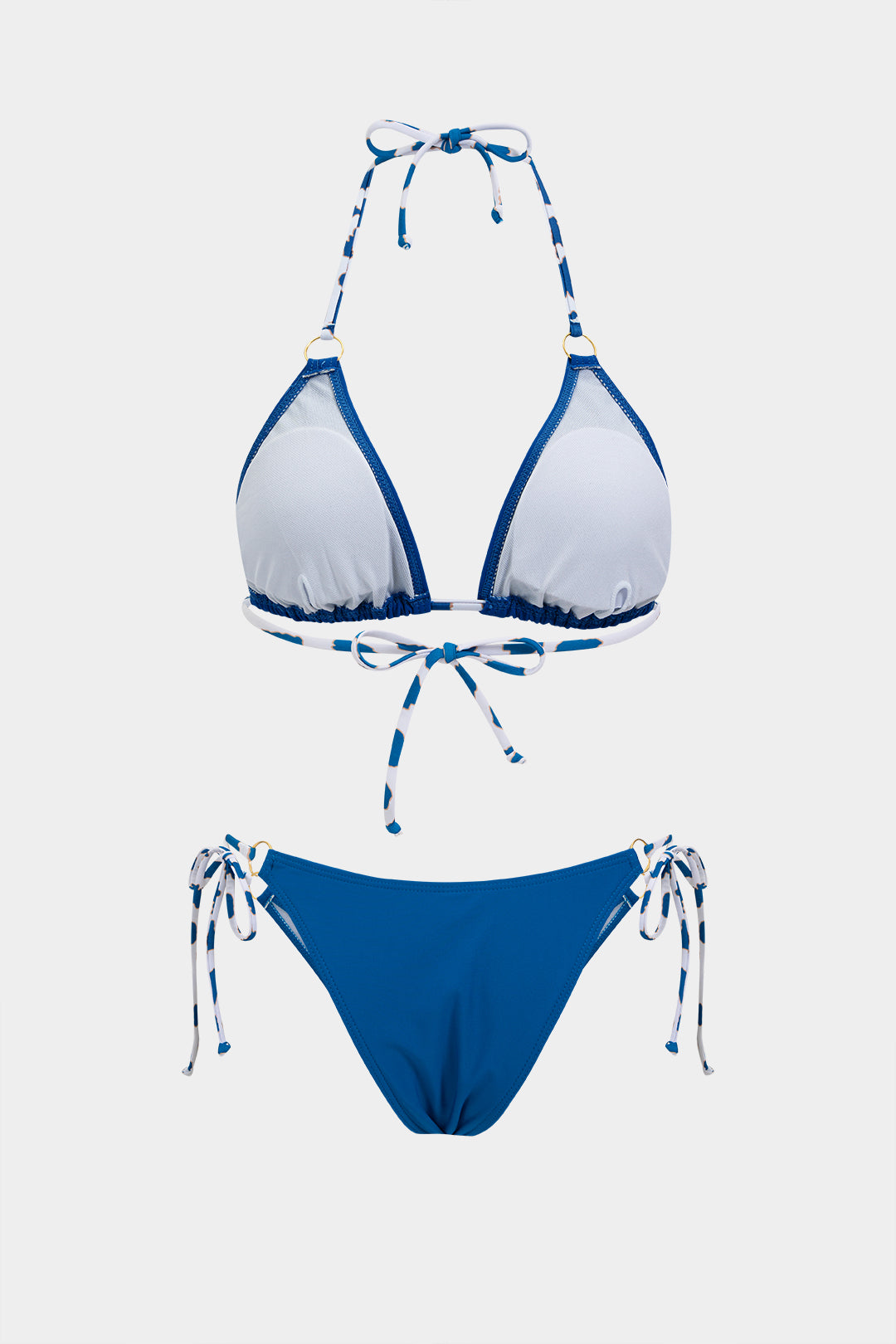 Blue Triangle Bikini
