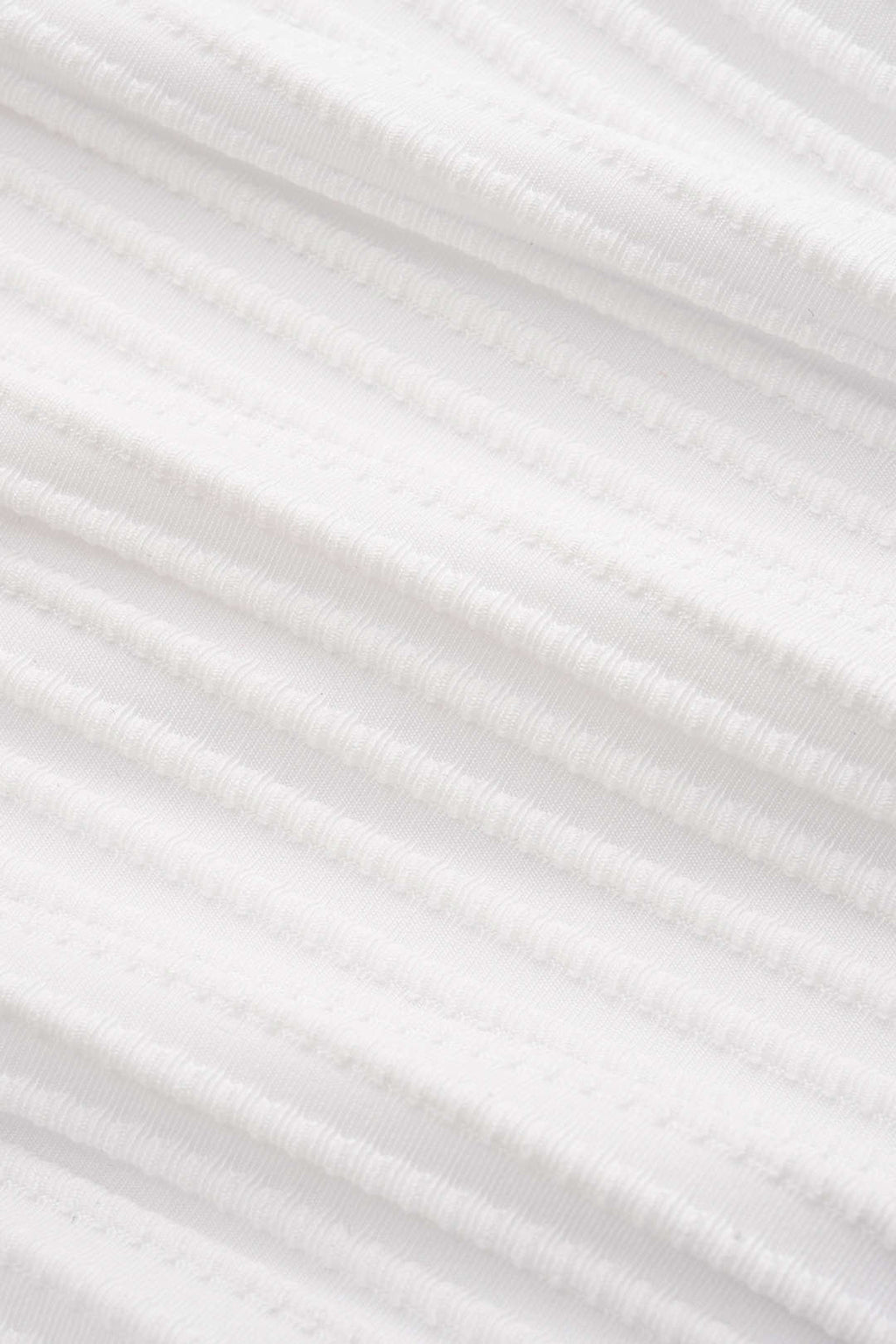 White Side-Tie Swimsuit