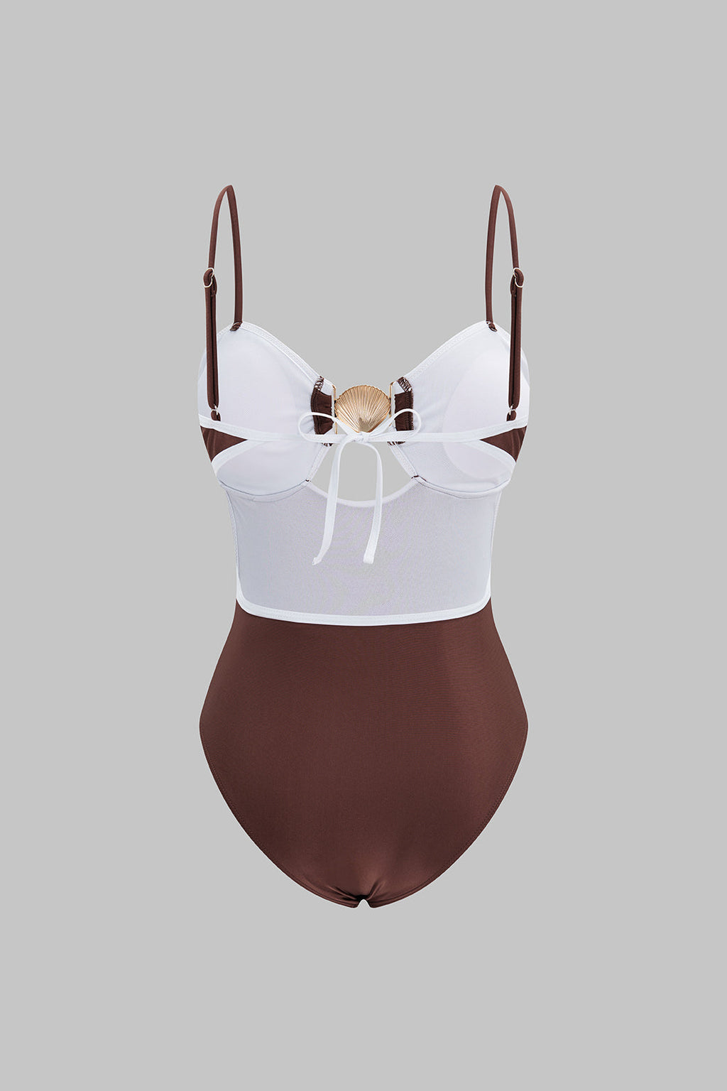 Mocha Contrast Swimsuit