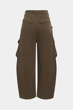 Kullanışlı Kargo Geniş Paçalı Pantolon