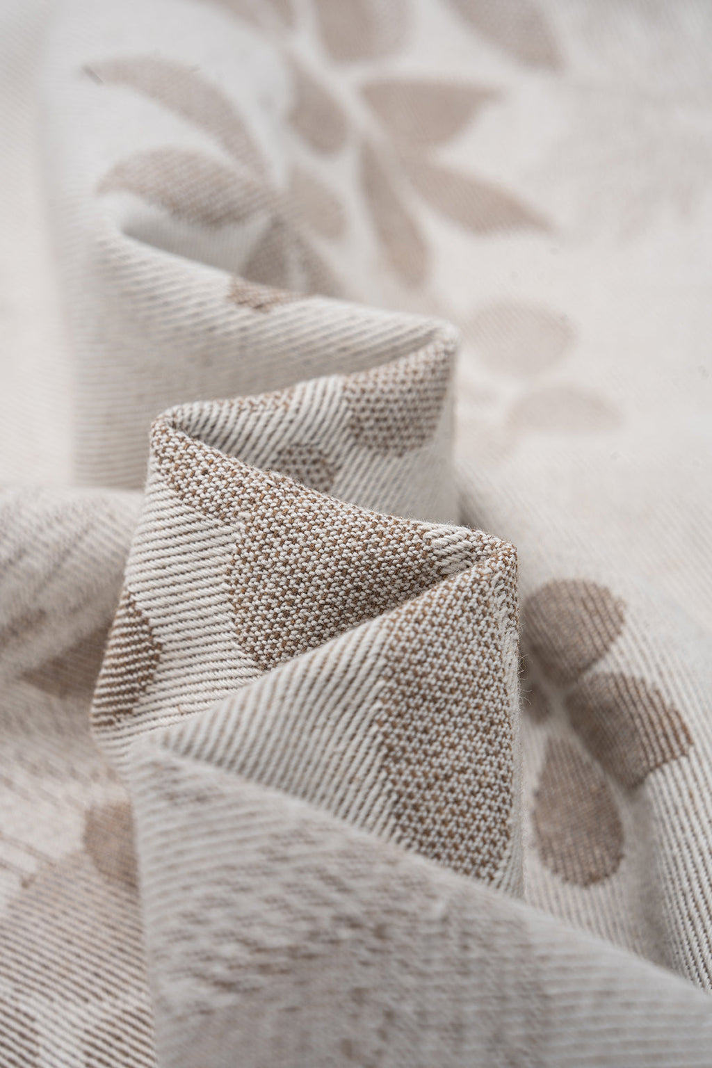 Çiçek Desenli Geniş Paçalı Kot Pantolon