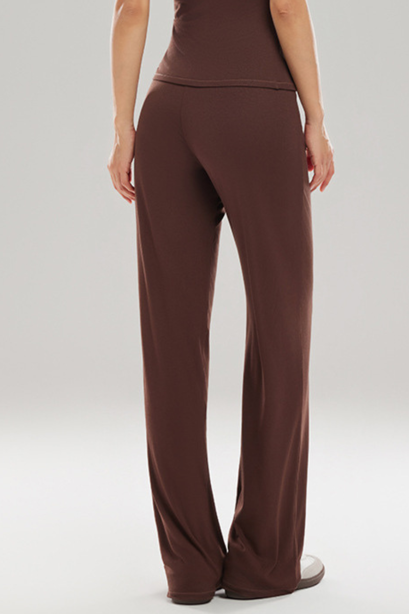 Etta Drawstring Straight Leg Pants