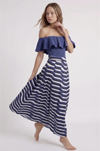 Marine Stripe Pareo Set