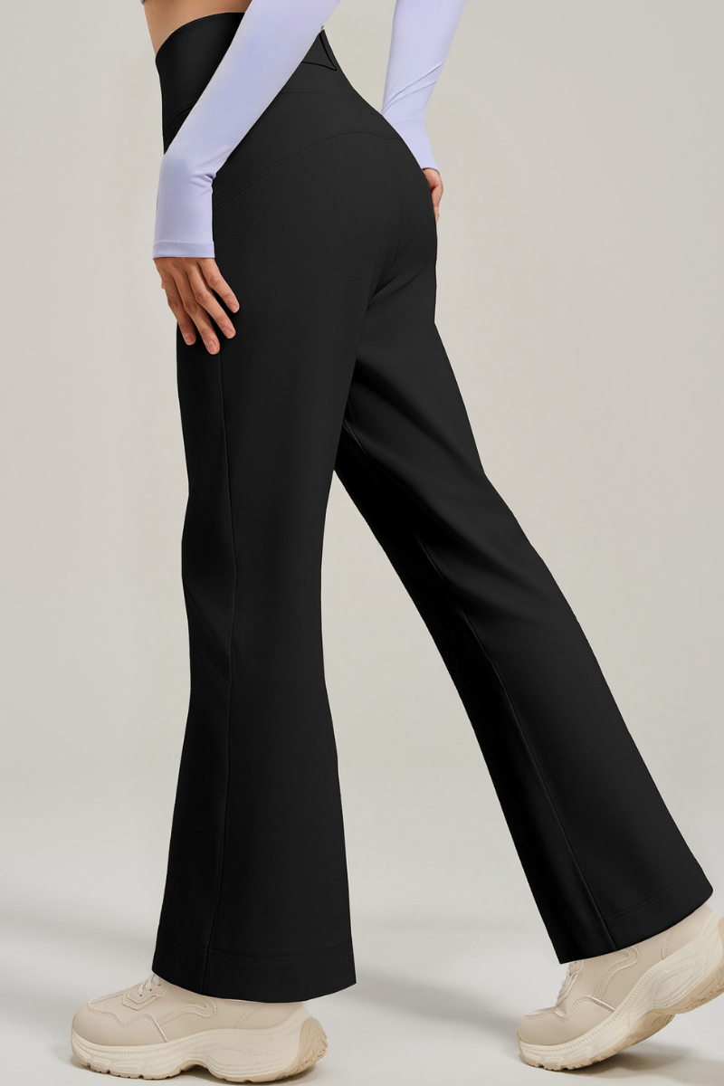 Willa Draped Wide-Leg Pants