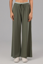 Pantalón ancho Pippa con cintura de lunares