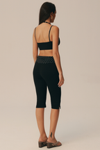 Mimi Polka Dot Bra & Capri Leggings Set