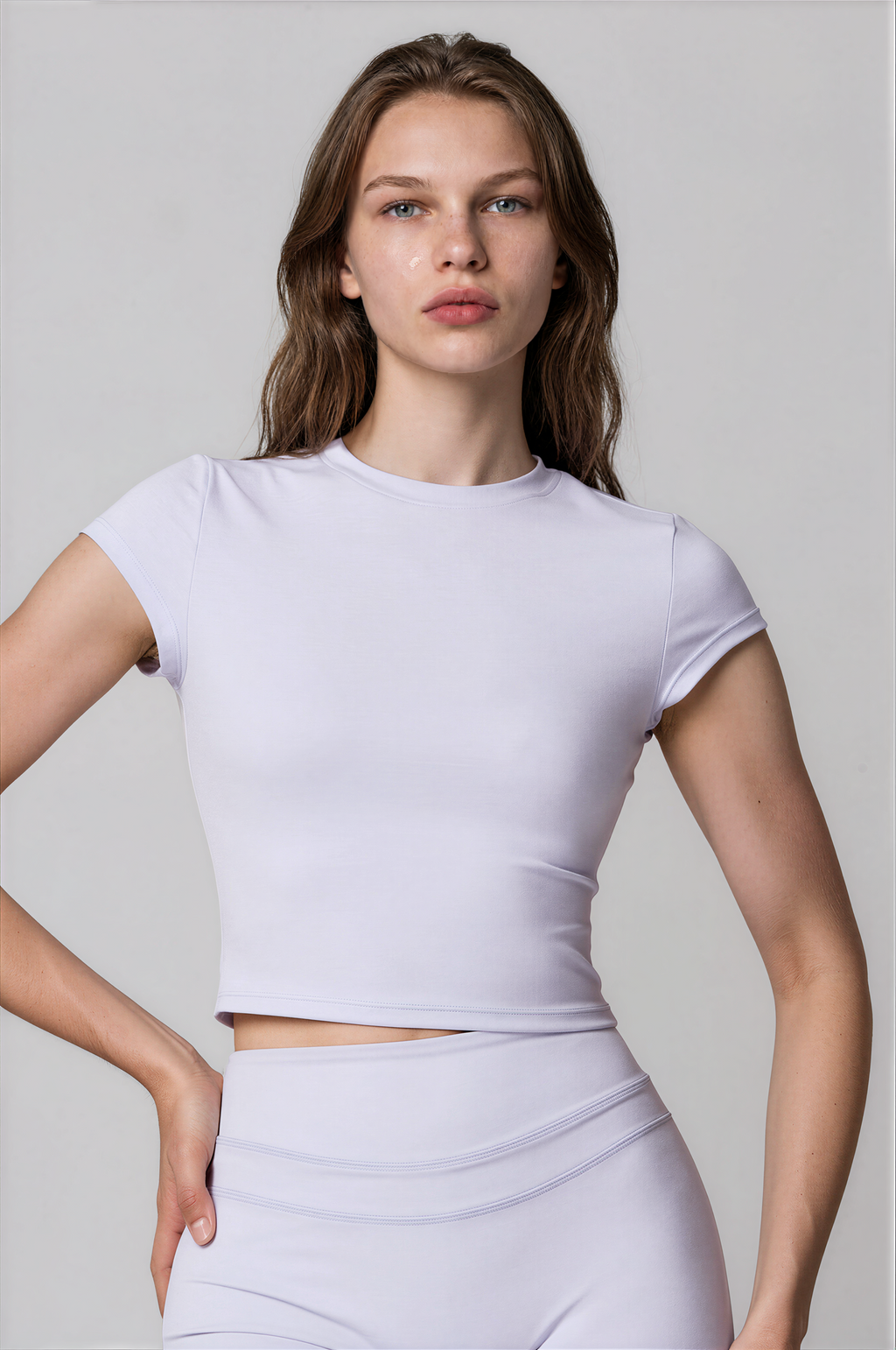 Meredith Crop Top – Lavanda