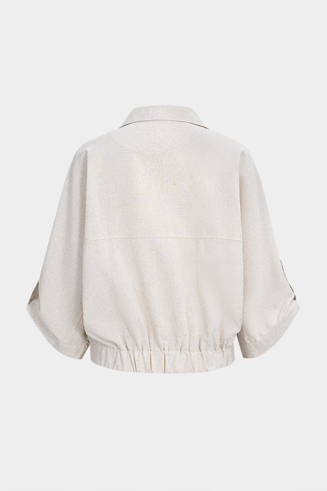 Beige Relaxed Fit Jacket