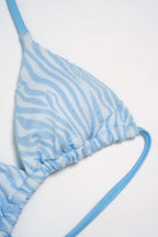 Azure Wave Tie Bikini Set