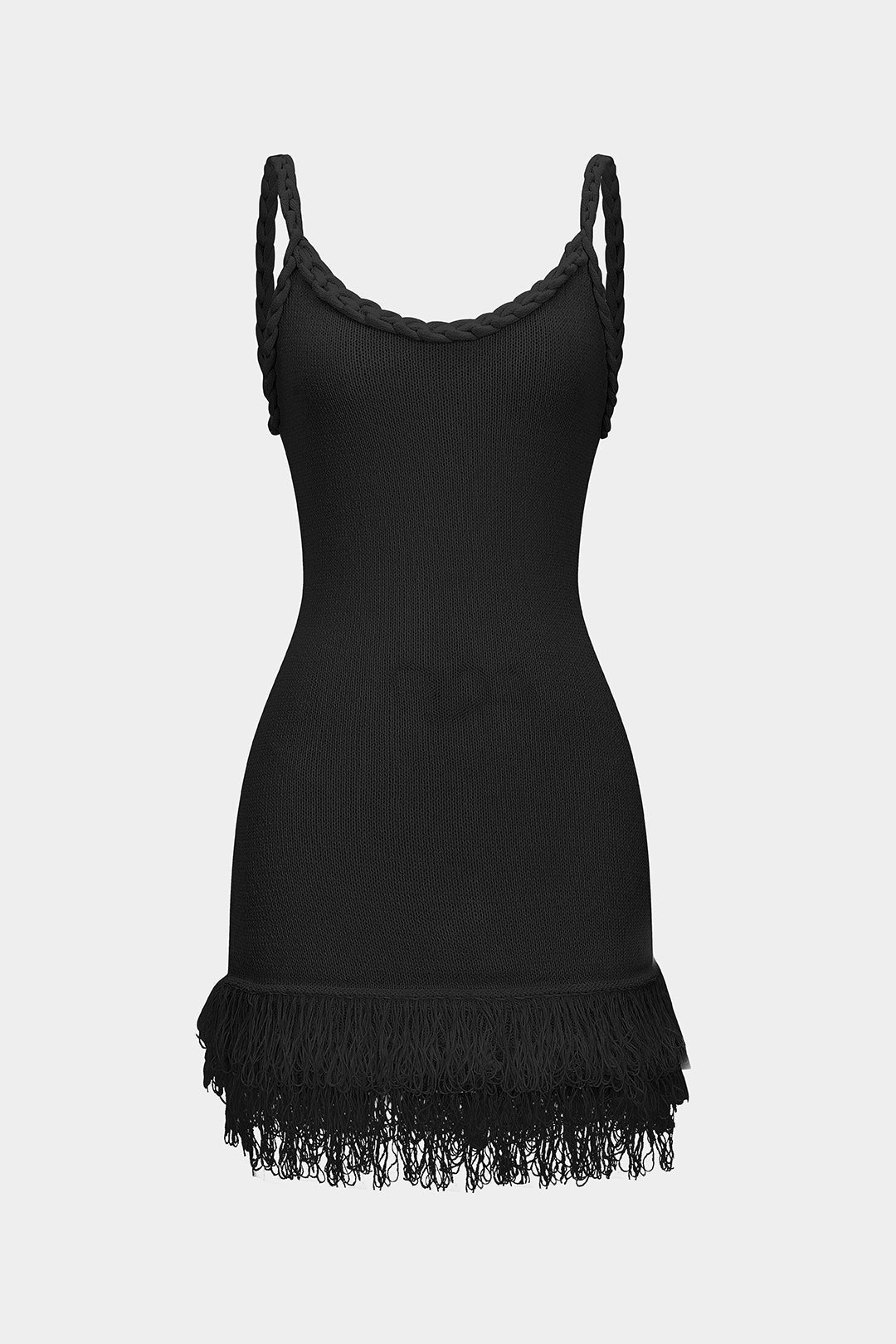 Püsküllü Mini Elbise