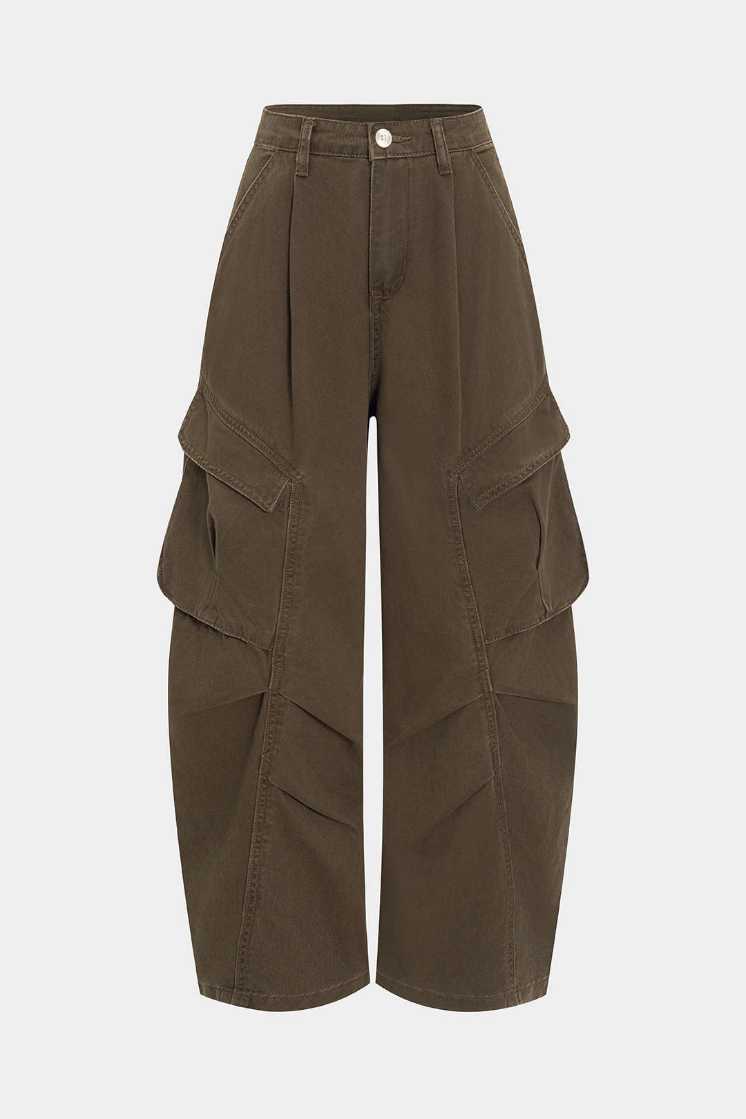 Kullanışlı Kargo Geniş Paçalı Pantolon