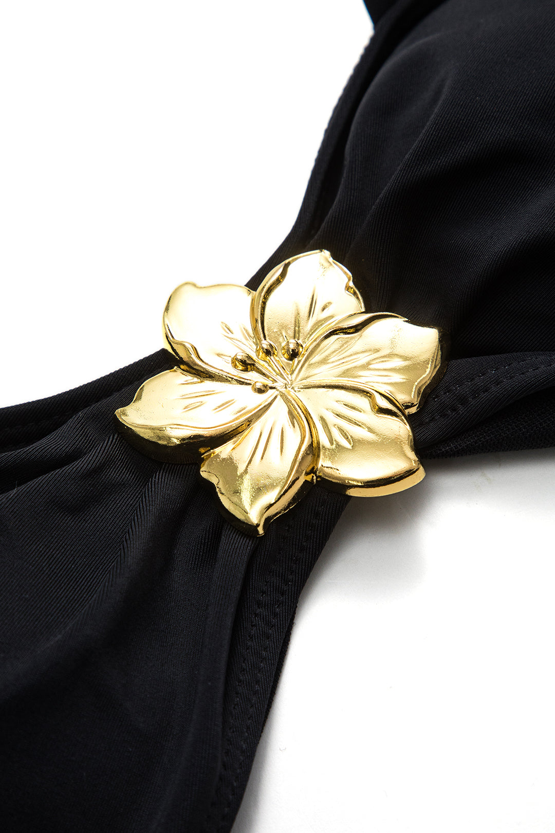 Black Bikini with Gold Detail