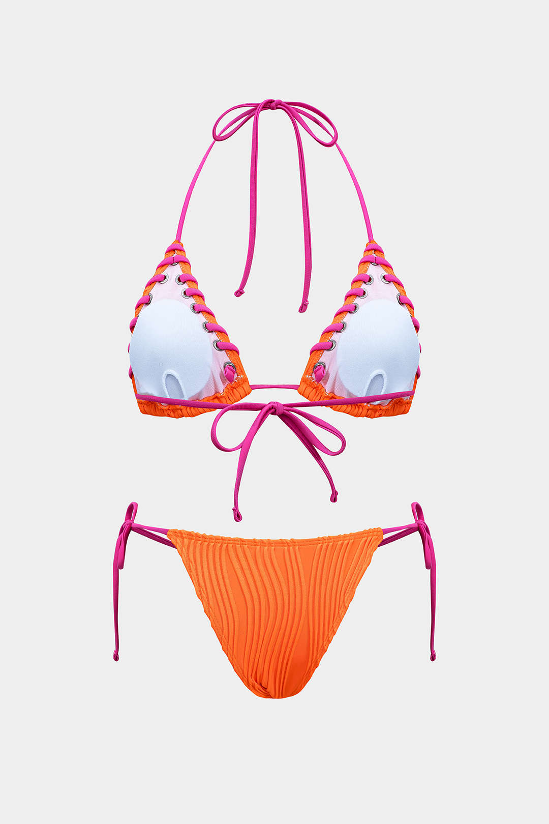 Tie-Up Bikini Set