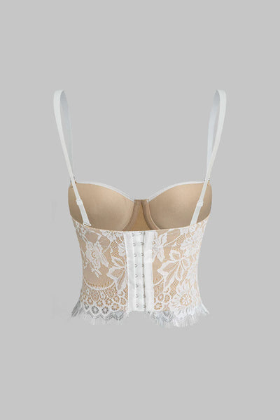 Hook Eye Bustier Crop