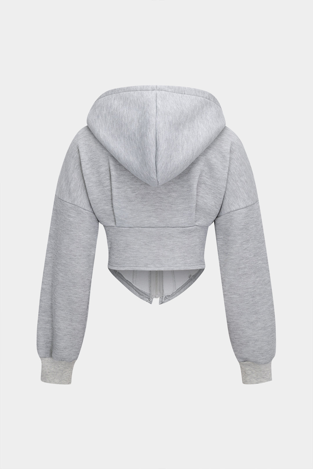 Hooded Zipper Long Sleeve Ceket