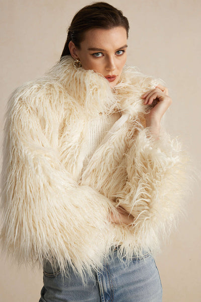 Ivory Dream Fur Jacket